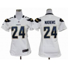 nike women nfl jerseys san diego chargers #24 mathews white[nike]