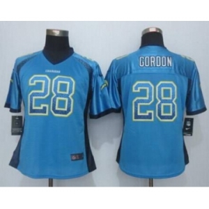 nike women nfl jerseys san diego chargers #28 gordon lt.blue[Elite drift fashion]