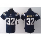 nike women nfl jerseys san diego chargers #32 weddile dk.blue[new nike]