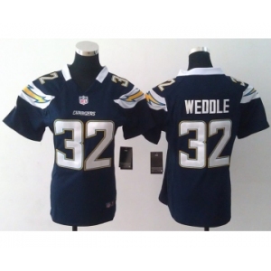 nike women nfl jerseys san diego chargers #32 weddile dk.blue[nike]