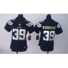 nike women nfl jerseys san diego chargers #39 woodhead dk.blue[nike]