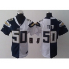 nike women nfl jerseys san diego chargers #50 manti teo white-blue[nike split]