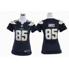 nike women nfl jerseys san diego chargers #85 gates dk.blue[nike]