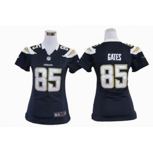 nike women nfl jerseys san diego chargers #85 gates dk.blue[nike]
