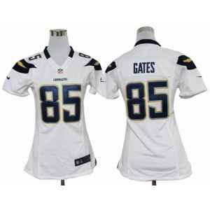 nike women nfl jerseys san diego chargers #85 gates white[nike]