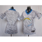 nike women nfl jerseys san diego chargers blank[fem fan zebra]