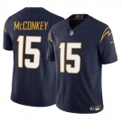 Youth Los Angeles Chargers #15 Ladd McConkey Navy 2024 Draft F.U.S.E. Vapor Limited Football Stitched Jersey