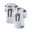 Youth Los Angeles Chargers #17 Philip Rivers White Vapor Untouchable Limited Player Football Jersey