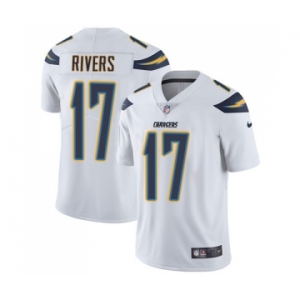 Youth Los Angeles Chargers #17 Philip Rivers White Vapor Untouchable Limited Player Football Jersey