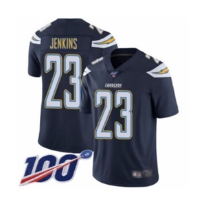 Youth Los Angeles Chargers #23 Rayshawn Jenkins Navy Blue Team Color Vapor Untouchable Limited Player 100th Season Football Jersey
