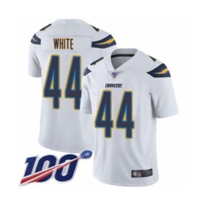 Youth Los Angeles Chargers #44 Kyzir White Vapor Untouchable Limited Player 100th Season Football Jersey