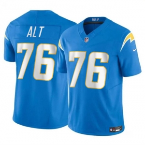 Youth Los Angeles Chargers #76 Joe Alt Light Blue 2024 Draft F.U.S.E. Vapor Limited Football Stitched Jersey