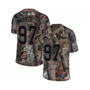 Youth Los Angeles Chargers #97 Joey Bosa Limited Camo Rush Realtree Football Jersey