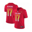 Youth Nike Los Angeles Chargers #17 Philip Rivers Limited Red AFC 2019 Pro Bowl NFL Jersey