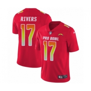 Youth Nike Los Angeles Chargers #17 Philip Rivers Limited Red AFC 2019 Pro Bowl NFL Jersey
