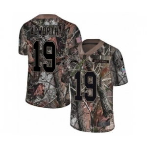 Youth Nike Los Angeles Chargers #19 Lance Alworth Limited Camo Rush Realtree NFL Jersey