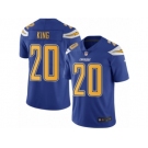 Youth Nike Los Angeles Chargers #20 Desmond King Limited Electric Blue Rush Vapor Untouchable NFL Jersey