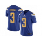 Youth Nike Los Angeles Chargers #3 Rayshawn Jenkins Limited Electric Blue Rush NFL Jersey