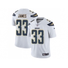 Youth Nike Los Angeles Chargers #33 Derwin James White Stitched NFL Vapor Untouchable Limited Jersey