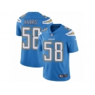 Youth Nike Los Angeles Chargers #58 Nigel Harris Electric Blue Alternate Vapor Untouchable Limited Player NFL Jersey