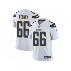 Youth Nike Los Angeles Chargers #66 Dan Feeney Vapor Untouchable Limited White NFL Jersey