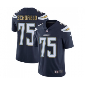 Youth Nike Los Angeles Chargers #75 Michael Schofield Navy Blue Team Color Vapor Untouchable Limited Player NFL Jersey