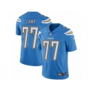 Youth Nike Los Angeles Chargers #77 Forrest Lamp Vapor Untouchable Limited Electric Blue Alternate NFL Jersey