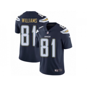 Youth Nike Los Angeles Chargers #81 Mike Williams Navy Blue Team Color Vapor Untouchable Limited Player NFL Jersey