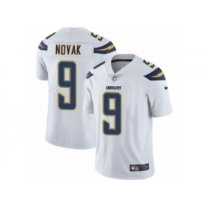 Youth Nike Los Angeles Chargers #9 Nick Novak White Vapor Untouchable Limited Player NFL Jersey