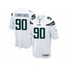 Youth Nike Los Angeles Chargers #90 Ryan Carrethers Game White NFL Jersey