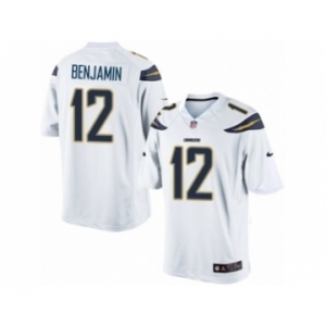 Youth Nike San Diego Chargers #12 Travis Benjamin Limited White NFL Jersey