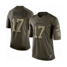 Youth Nike San Diego Chargers #17 Philip Rivers Limited Green Salute to Service NFL Jersey