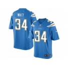 Youth Nike San Diego Chargers #34 Derek Watt Limited Electric Blue Alternate NFL Jersey