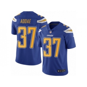 Youth Nike San Diego Chargers #37 Jahleel Addae Limited Electric Blue Rush NFL Jersey