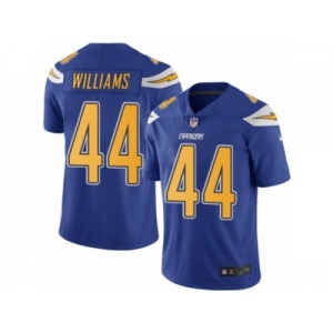 Youth Nike San Diego Chargers #44 Andre Williams Limited Electric Blue Rush NFL Jersey