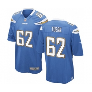 Youth Nike San Diego Chargers #62 Max Tuerk Electric Blue Alternate NFL Jersey
