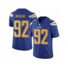 Youth Nike San Diego Chargers #92 Brandon Mebane Limited Electric Blue Rush NFL Jersey