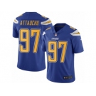 Youth Nike San Diego Chargers #97 Jeremiah Attaochu Limited Electric Blue Rush NFL Jersey