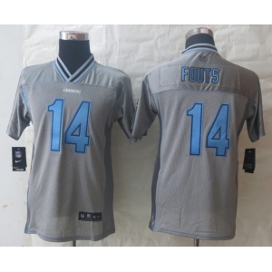 nike youth nfl jerseys san diego chargers #14 fouts grey[nike vapor]