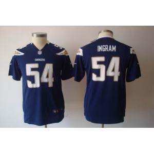 nike youth nfl jerseys san diego chargers #54 ingram dk.blue[nike]