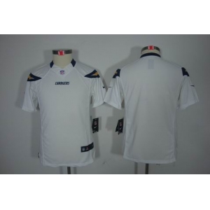 nike youth nfl jerseys san diego chargers blank white[nike limited]