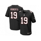 Men's Nike Atlanta Falcons #19 Andre Roberts Elite Black Alternate NFL Jersey