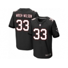 Men's Nike Atlanta Falcons #33 Blidi Wreh-Wilson Elite Black Alternate NFL Jersey