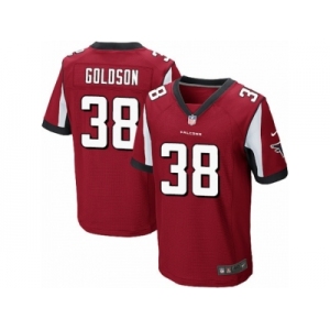 Men's Nike Atlanta Falcons #38 Dashon Goldson Elite Red Team Color NFL Jersey