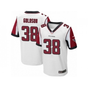 Men's Nike Atlanta Falcons #38 Dashon Goldson Elite White NFL Jersey