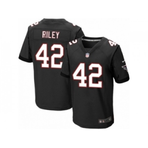 Men's Nike Atlanta Falcons #42 Duke Riley Elite Black Alternate NFL Jersey