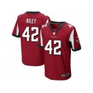 Men's Nike Atlanta Falcons #42 Duke Riley Elite Red Team Color NFL Jersey