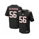 Men's Nike Atlanta Falcons #56 Sean Weatherspoon Elite Black Alternate NFL Jersey