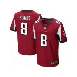 Men's Nike Atlanta Falcons #8 Matt Schaub Elite Red Team Color NFL Jersey