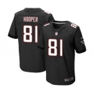 Men's Nike Atlanta Falcons #81 Austin Hooper Elite Black Alternate NFL Jersey